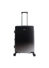 Saxoline Koffer "Elite", silber, casual, Koffer, mit Trolleysystem aus Halbaluminium