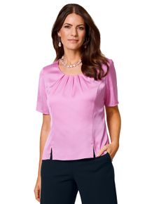 Damen Shirtbluse "HERMANN LANGE Collection Blusenshirt Sophie", pink, Gr. 42, HERMANN LANGE Collection, 100% Polyester, Blusen