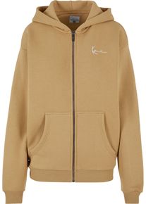Karl Kani Damen Sweatjacke "Karl Kani Herren", braun, Gr. S, unifarben, 80% Baumwolle, 20% Polyester, Sweatjacken