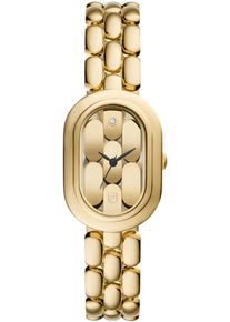 Fossil Damen Quarzuhr "SLOAN", gold, Armbanduhren, Armbanduhr, Damenuhr, Edelstahlarmband, analog, Glasstein