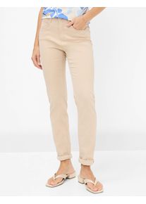 Brax Damen 5-Pocket-Jeans "Style CAROLA", beige, Gr. 44, 45% Baumwolle, 44% Lyocell, 9% Elastomultiester, 2% Elasthan, Jeans