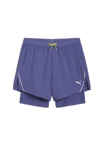 Puma Herren Laufshorts "ULTRAWEAVE 5" 2-in-1 Laufshorts Herren", blau, Gr. XL, Obermaterial: 100% Polyester; Innenmaterial: 15% Elasthan, 85%