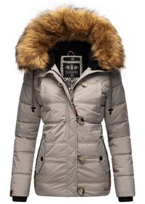 Navahoo Damen Winterjacke "Zoja", grau, casual, Gr. M, Oberstoff: 100% Polyester, Futter: 100% Polyester, Wattierung: 100% Polyester, Ärmelfutter: