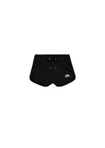 Damen Sweatshorts "Alpha Industries Women - Shorts Basic Short Small Logo Wmn", schwarz, Gr. S, Alpha Industries, Obermaterial: 80% Baumwolle, 20%