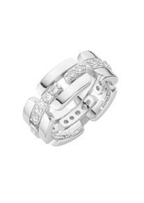 Damen Silberring "mit weißen Zirkonia, Silber 925", 52, Silber 925 (Sterlingsilber), silber, Giorgio Martello MILANO, Silber 925 (Sterlingsilber),