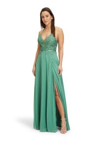Vera Mont Damen Abendkleid "Vera Mont Abendkleid mit Stickerei", grün, festlich, Gr. 42, Obermaterial: 100% Polyester. Futter: 100% Polyester.,
