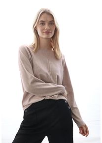 Street One Damen Strickpullover, beige, casual, Gr. 40, unifarben, Strick, Obermaterial: 30% Polyester, 29% Polyacryl, 21% Viskose, 20% Nylon,