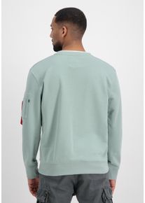Herren Sweater "Alpha Industries Men - Sweatshirts Double Layer Sweater", grün, Gr. XXXL, Alpha Industries, Obermaterial: 80% Baumwolle, 20%