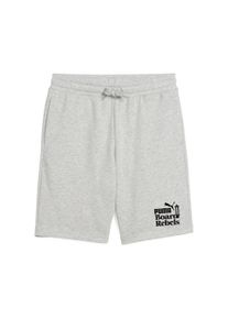Puma Kinder Sporthose "Mid 90s Lang geschnittene Shorts Jungen", grau, Gr. 140, bedruckt, Obermaterial: 68% Baumwolle, 32% Polyester; Tasche u2013