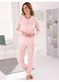 wäschepur WÄSCHEPUR Damen Schlafanzug, Gr. 36, rosa, 100% Baumwolle, Homewear-Sets