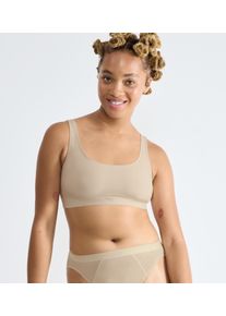 Sloggi Damen Bustier "EVER Ease Top", Gr. XL, beige, Single Jersey, Obermaterial: 82% Baumwolle, 18% Elasthan, sportlich, BHs, Temperaturausgleichend