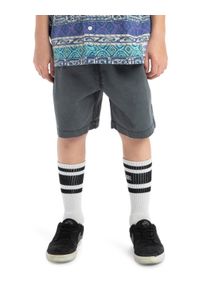 Quiksilver Kinder Bermudas "Taxer Global Heat", grau, Gr. 12, 98% Baumwolle, 2% Elasthan, Hosen