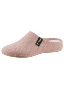 VERBENAS Damen Pantoffel "York Fieltro", Gr. 36, rosa, Filz, meliert, klassisch, Schuhe, Hausschuh, Homeslipper, Clog mit Warmfutter-Innensohle