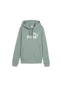 Puma Damen Hoodie "ESS No. 1 Logo Hoodie Damen", grün, Gr. S, Obermaterial: 68% Baumwolle, 32% Polyester; Kapuzenfutter: 100% Baumwolle; Rippe: 97%