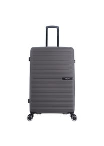 Saxoline Koffer "Fiesta", grau, Polypropylen, casual, Koffer, aus Polypropylen
