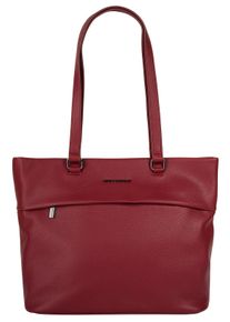 Betty Barclay Damen Shopper, rot, Polyurethan (PU), unifarben, Taschen