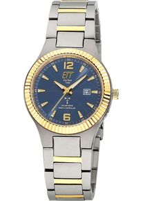 ETT Damen Funkuhr "Everest Lady", silber, Armbanduhren, Armbanduhr, Solar, Damenuhr, analog, automatischer Kalender, Tag