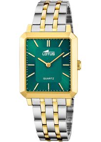 Lotus Damen Quarzuhr "Square", silber, Armbanduhren, Armbanduhr, Damenuhr, Edelstahlarmband, analog