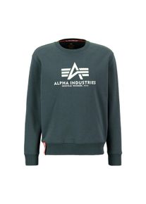 Herren Sweater "Alpha Industries Men - Sweatshirts Basic Sweater", blau, Gr. S, Alpha Industries, Obermaterial: 80% Baumwolle, 20% Polyester,