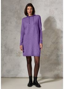 Cecil Damen Sweatkleid, lila, casual, Gr. M, unifarben, Stoff, 33% Polyester, 31% Polyacryl, 24% Baumwolle, 12% Nylon, Kleider, soft und trageangenehm