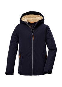 Killtec Kinder Funktionsjacke "KOW 377 BYS JCKT", blau, sportlich, Gr. 128, Oberstoff: 88% Polyester, 12% Baumwolle, Futter: 100% Polyester,