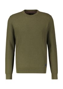 Lerros Herren Strickpullover "Lerros Strickpullover, O-Neck", grün, Gr. XXXL, 100% Baumwolle, Pullover