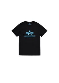 Herren T-Shirt "Alpha Industries Men - T-Shirts Basic T-Shirt", schwarz, Gr. XXL, Alpha Industries, Obermaterial: 100% Baumwolle, Shirts