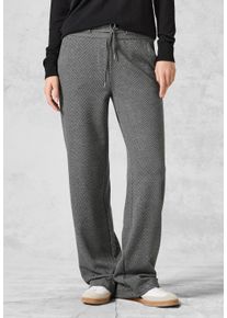 Cecil Damen Jogger Pants, grau, casual, Gr. XXL, unifarben, Stoff, 68% Polyester, 28% Viskose, 4% Elasthan, Hosen, High Waist