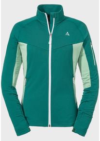 Schöffel SCHÖFFEL Damen Fleecejacke "Fleece Jacket Hydalen L", grün, sportlich, Gr. 34, Oberstoff : 95% Polyester 5% Elasthan, Jacken
