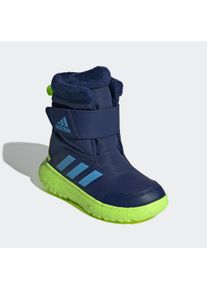 Kinder Winterstiefel "WINTERPLAY KIDS STIEFEL", adidas Sportswear, Gr. 32, blau, Textil, Synthetik, sportlich, Schuhe, Snowboots, Winterboots,