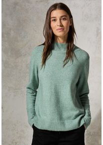 Cecil Damen Strickpullover, grün, casual, Gr. XL, unifarben, Web, 37% Baumwolle, 34% Polyacryl, 26% Polyester, 3% Elasthan, Pullover, im soften