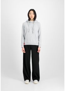Damen Hoodie "Alpha Industries Women - Hoodies New Basic Hoodie G Women", grau, Gr. XS, Alpha Industries, Obermaterial: 80% Baumwolle, 20% Polyester,