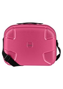 IMPACKT Beautycase "IP1", pink, Polypropylen, unifarben, Taschen, Kulturbeutel Hartschale Trolley-Aufsteck-System Tragegurt Laptopfach