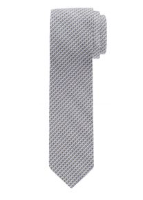 OLYMP Damen Krawatte, blau, casual, Web, Seide, Krawatten