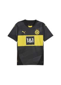 Puma Herren Trainingstop "BVB AWAY JERSEY REPLICA", schwarz, sportlich, Gr. M, gemustert, Web, Obermaterial: 100% Polyester, Tops, Fußballtrikot -