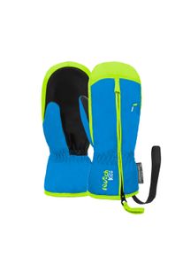 Reusch Kinder Fäustlinge "Ben Mitten", gelb, klassisch, Gr. 5, mehrfarbig, 75% Polyester, 25% Polyurethan, Handschuhe, mit extra langem Reißverschluss