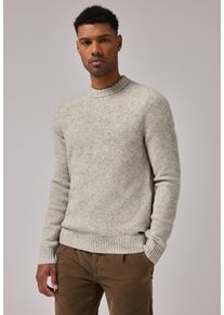 Street One MEN Herren Rundhalspullover, beige, casual, Gr. XXL, unifarben, Stoff, 44% Polyacryl, 29% Polyester, 23% Wolle, 4% Elasthan, Pullover, aus
