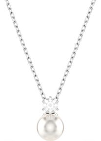 Swarovski Damen Kette mit Anhänger "Schmuck Geschenk Halskette Matrix, 5693897", Metall-Perlen, L: 45cm, silber, Metall, Perlen, Halsketten, mit