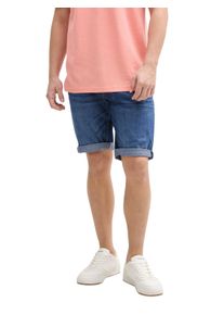 Herren Jeansshorts "PIERS", blau, casual, Gr. M, Tom Tailor Denim, unifarben, Denim/Jeans, Obermaterial: 99% Baumwolle, 1% Elasthan. Futter: 65%