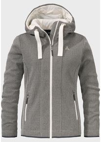 Schöffel SCHÖFFEL Damen Fleecejacke "Fleece Hoody Aurora L", beige, modisch, Gr. 44, Oberstoff Rumpf: 100% Polyester Futter Kapuze: 100% Polyester, Jacken