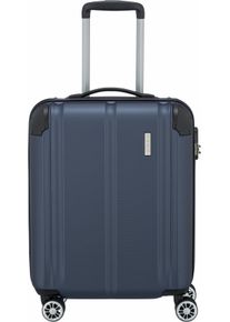 Travelite Hartschalen-Trolley "CITY, verschiedene Größen und Farben", blau, ABS, unifarben, matt, Basic,elegant,casual,klassisch,modisch, Koffer,