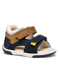 Geox Kinder Lauflernschuh "B SANDAL ZAPITO BOY", Gr. 21, blau, Leder, Synthetik, sportlich, Schuhe, Babyschuh, Sandale, Trekking Schuh mit