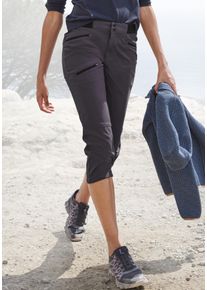 Vivance ACTIVE Damen Caprileggings, Gr. 36, schwarz, Obermaterial: 95% Polyamid, 5% Elasthan, unifarben, casual, Hosen, mit praktischen Taschen