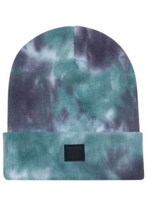 Urban Classics Damen Beanie "Urban Classics Unisex Tie Dye Beanie", grau, Baumwolle, Mützen