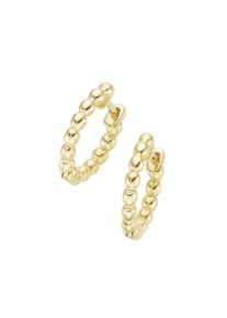 Luigi Merano Damen Paar Creolen "in Kugel-Design, Gold 375", Gelbgold 375, gold, Gelbgold 375, Ohrringe