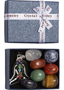 Firetti Damen Kette mit Anhänger "Schmuck Geschenk Messing Halskette Anhänger Edelsteine Chakra", Messing, bunt, Messing, Halsketten, Made in Germany