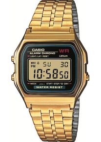 CASIO VINTAGE Damen Chronograph "A159WGEA-1EF", gold, Armbanduhren, Quarzuhr, Armbanduhr, Damen, Herren, digital, retro, Stoppfunktion