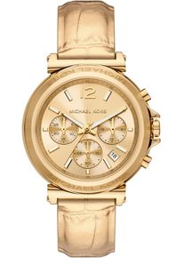 Michael Kors Damen Chronograph "MAREN", gold, Armbanduhren, Quarzuhr, Armbanduhr, Damenuhr, Edelstahlarmband, analog
