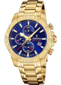 Festina Herren Chronograph "Timeless Chronograph", gold, Armbanduhren, Quarzuhr, Armbanduhr, Herrenuhr, Edelstahlarmband, analog, Tag
