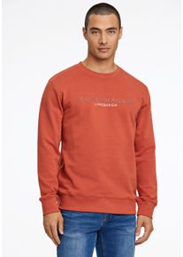 LINDBERGH Herren Sweatshirt "LINDBERGH Sweatshirt", orange, Gr. L, Oberstoff: 85% Baumwolle, 15% Polyester, Sweatshirts